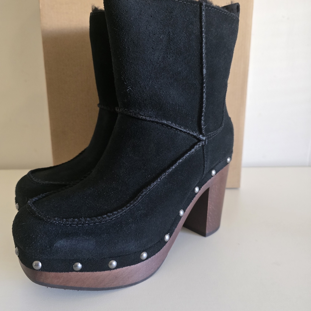 Black Suede Women's Boots